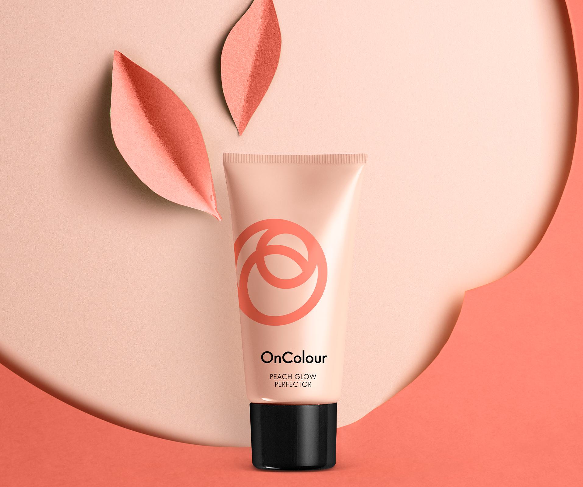 a tube of cream on a pink background