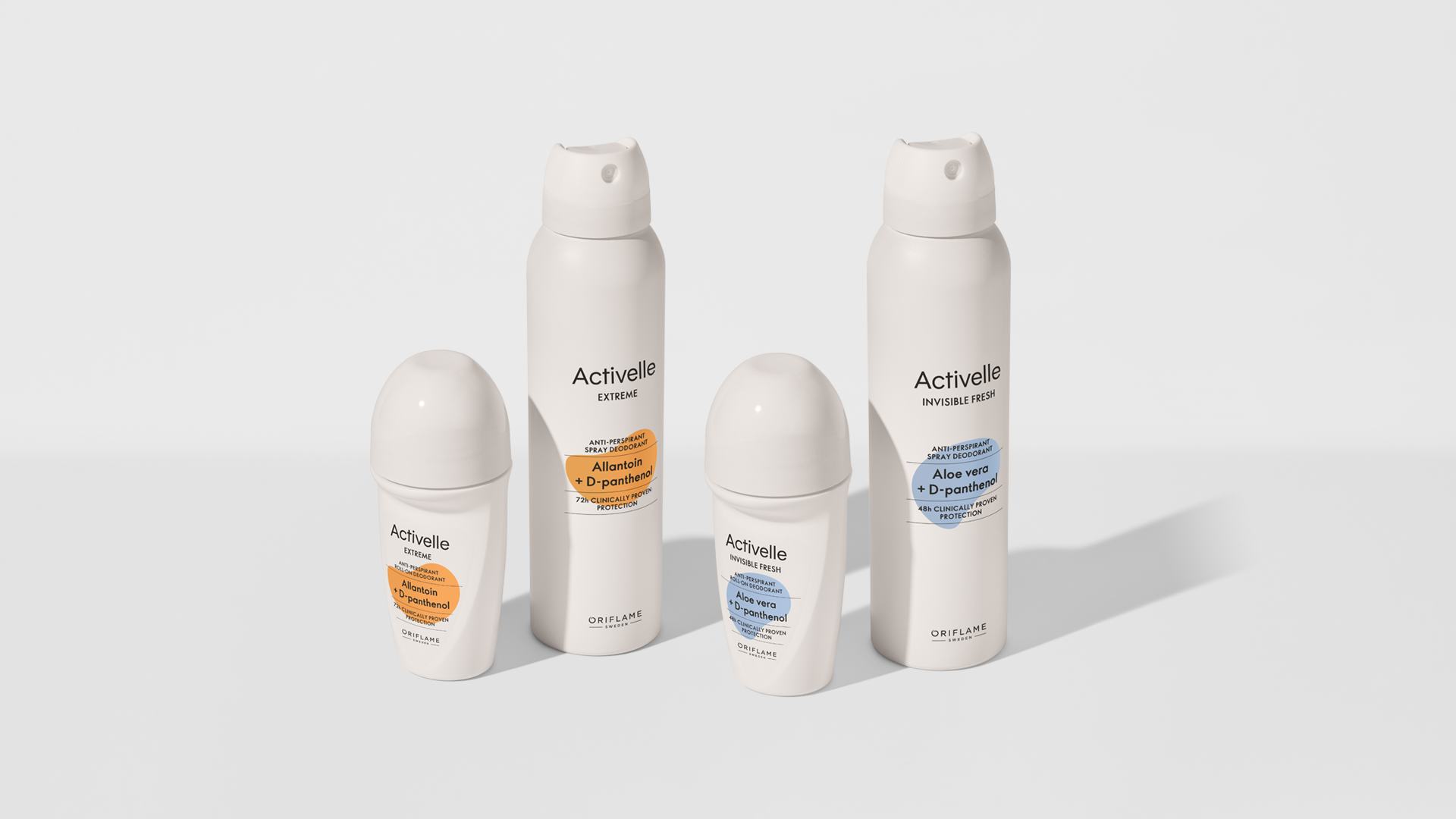 a group of white bottles with labels