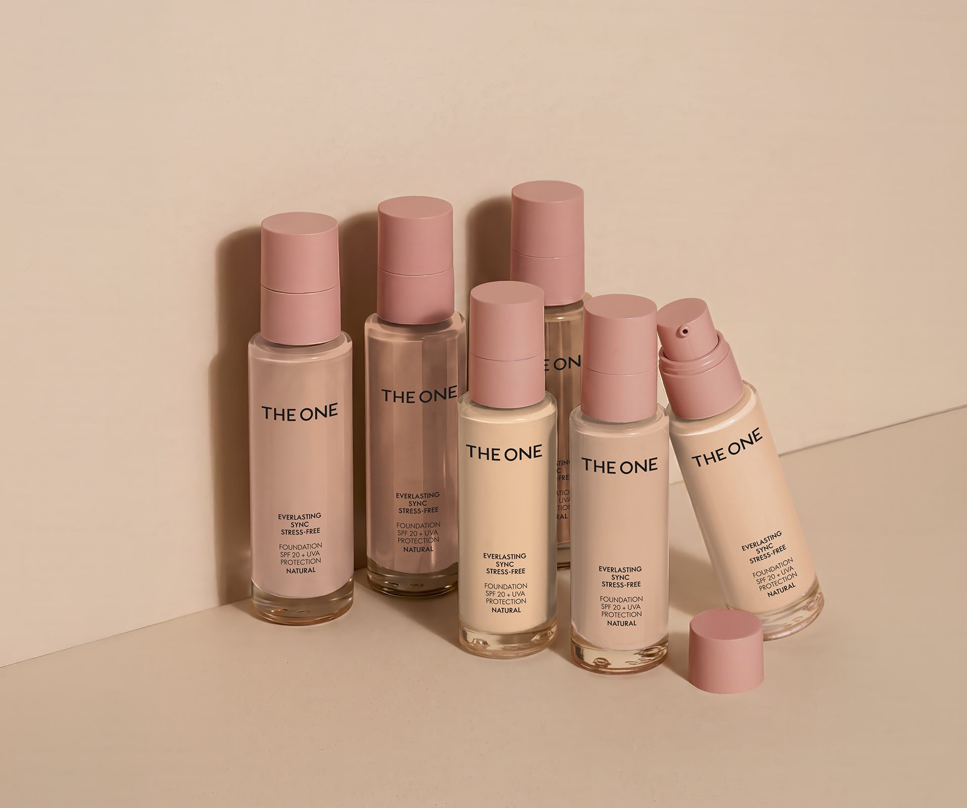 a group of bottles of liquid