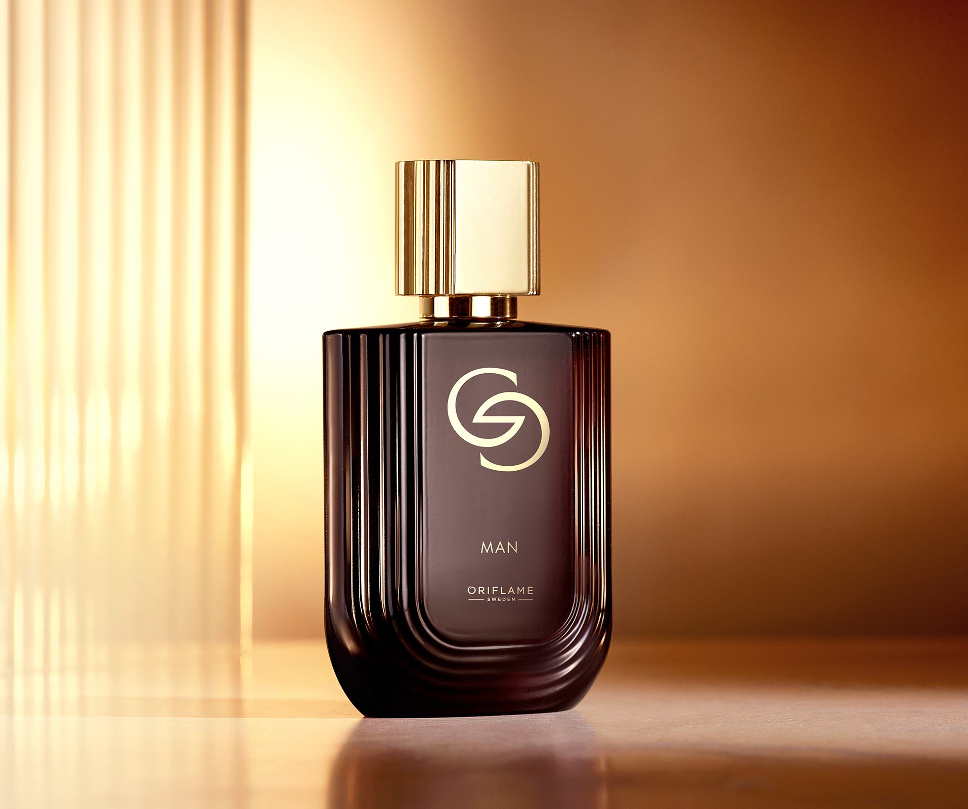 a bottle of perfume on a table