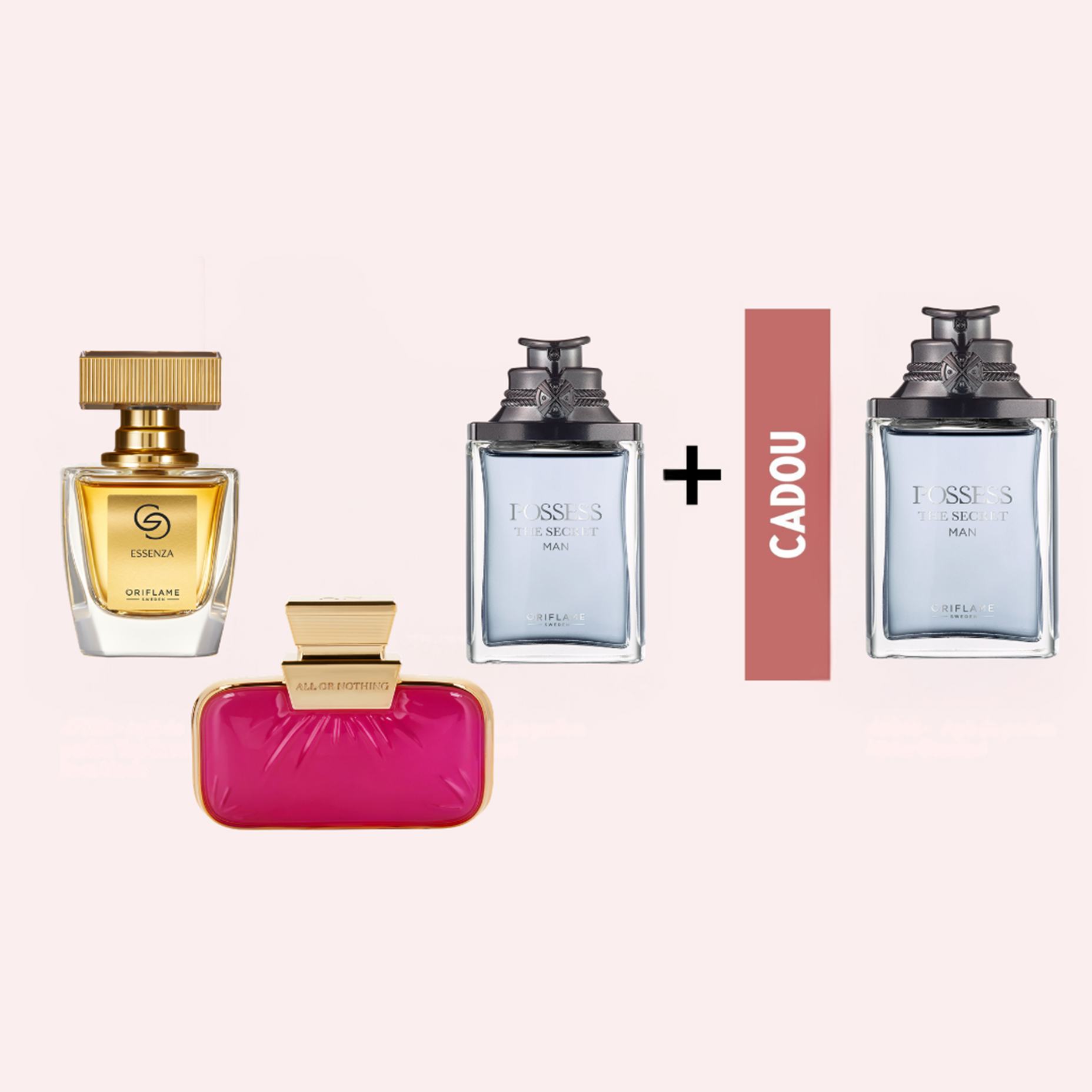 un grup de sticluțe de parfum