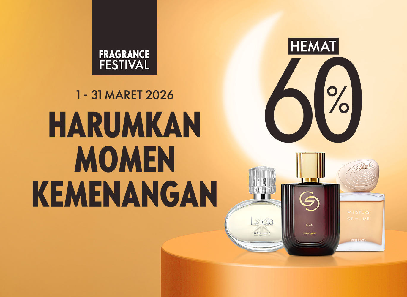 Hemat 60% untuk Parfum Pilihan