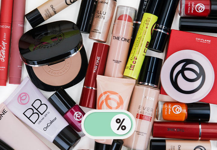 -50% em Maquilhagem THE ONE e OnColour