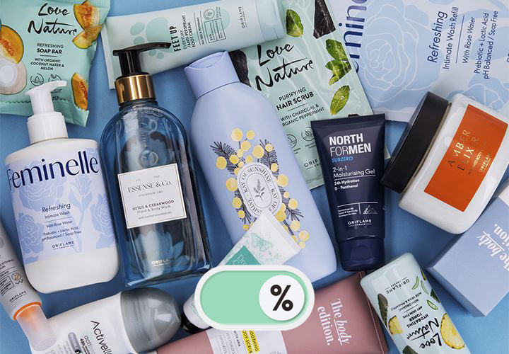 Até -50% em Cuidados do Corpo e Capilares!