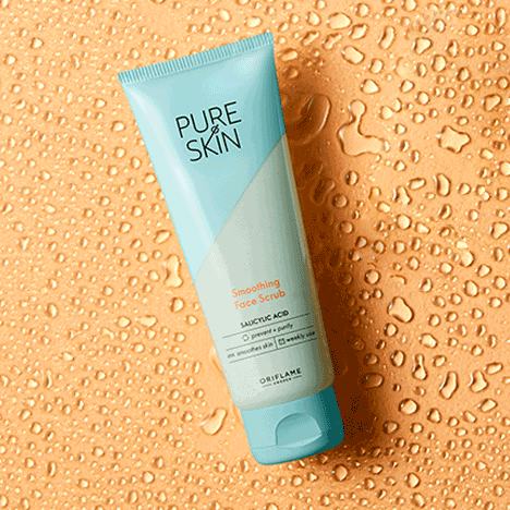 un tub de exfoliant pentru față