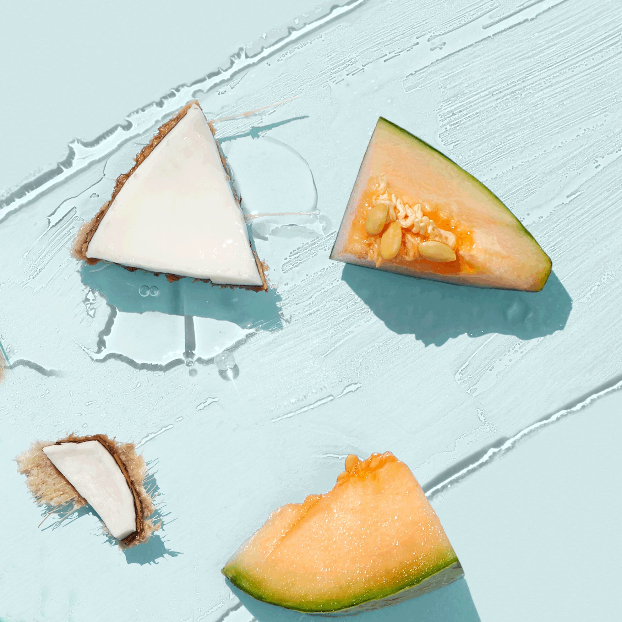 a piece of food on a table