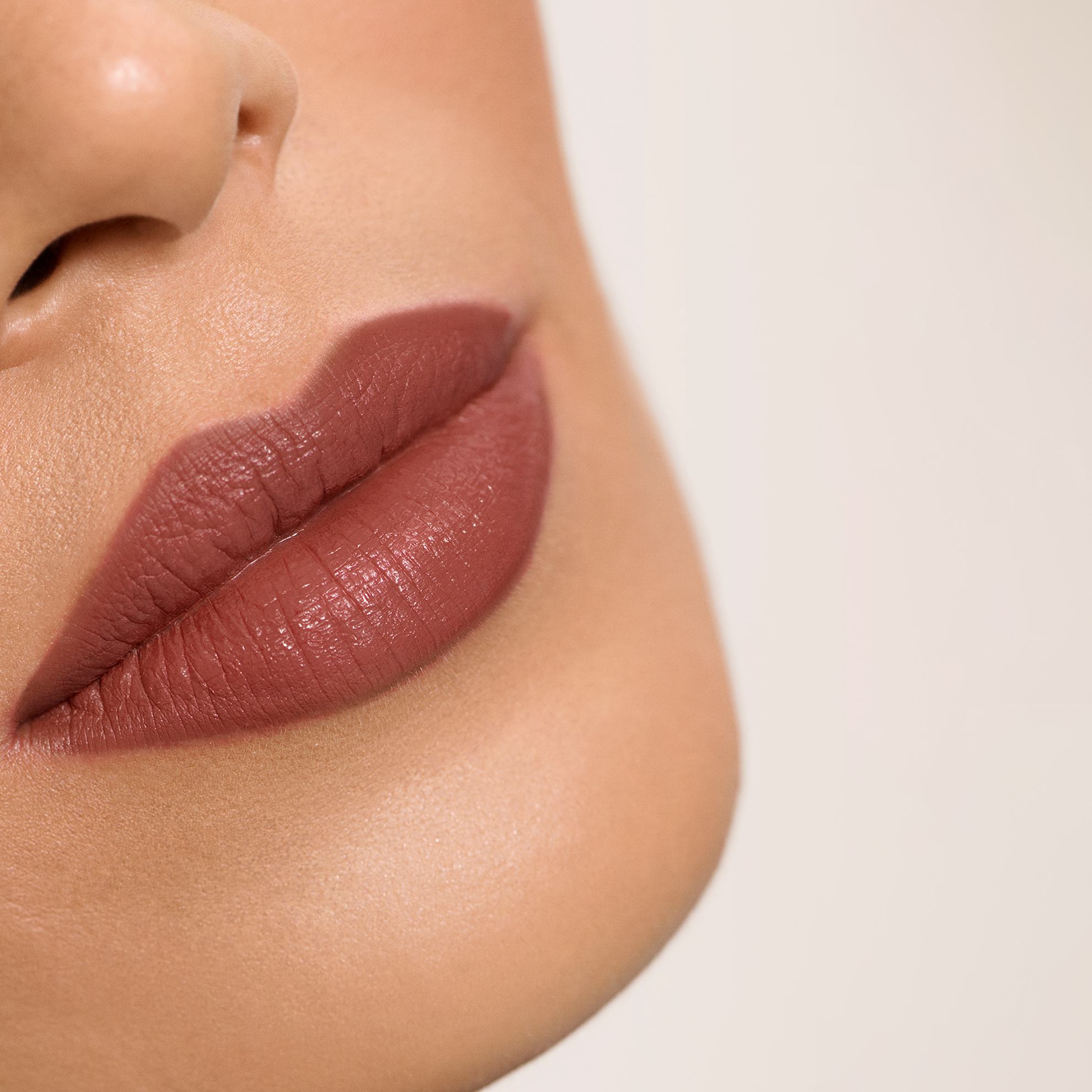 Nahaufnahme der Lippen einer Frau