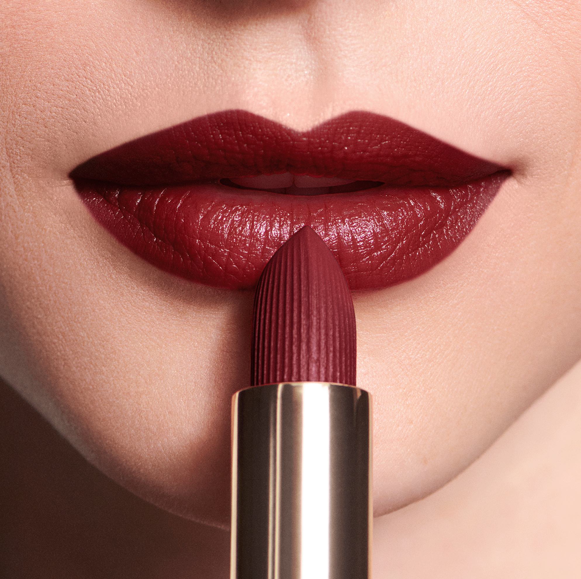 Nahaufnahme der Lippen einer Frau