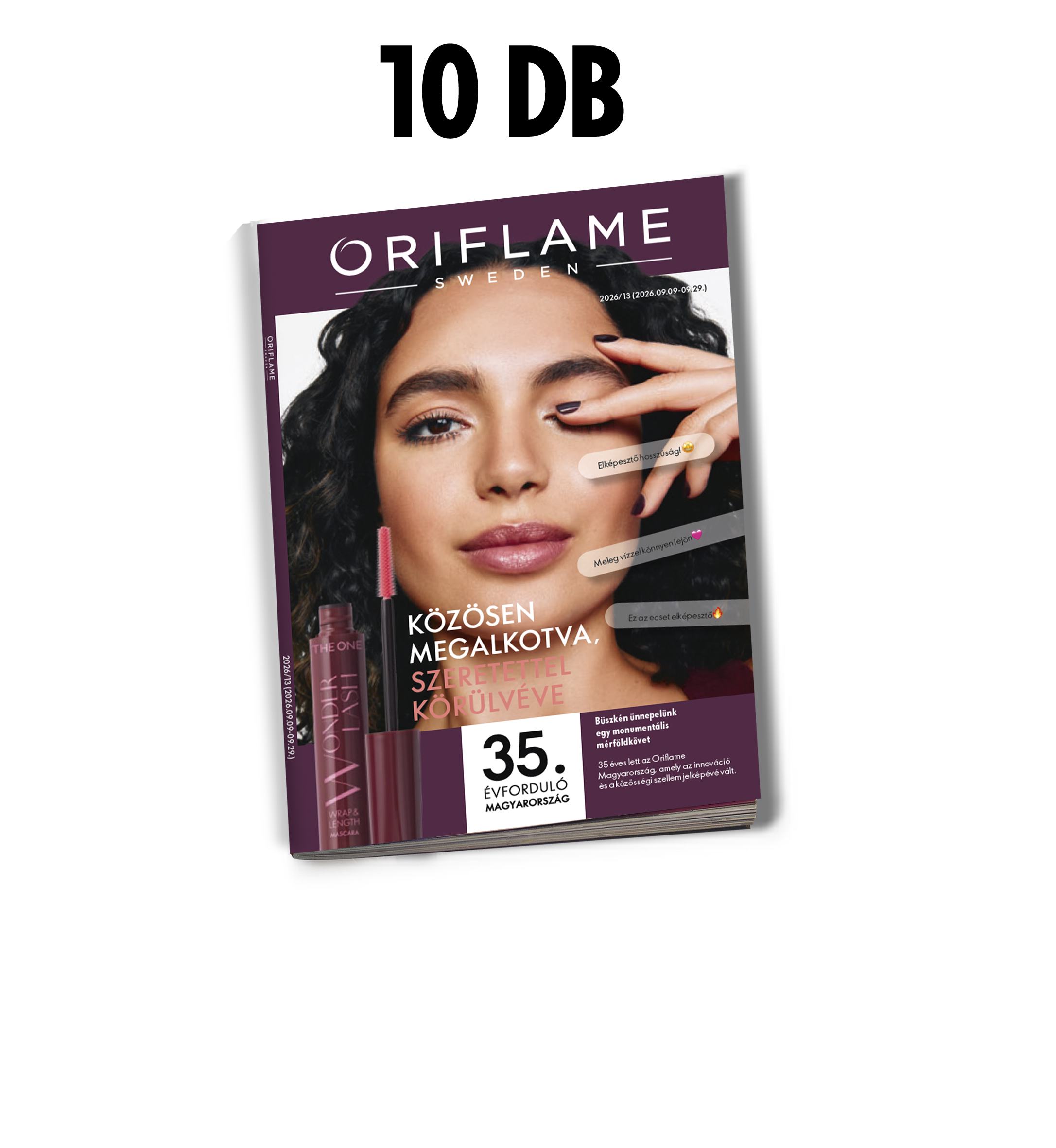 egy magazin, amelyen egy nő arca látható