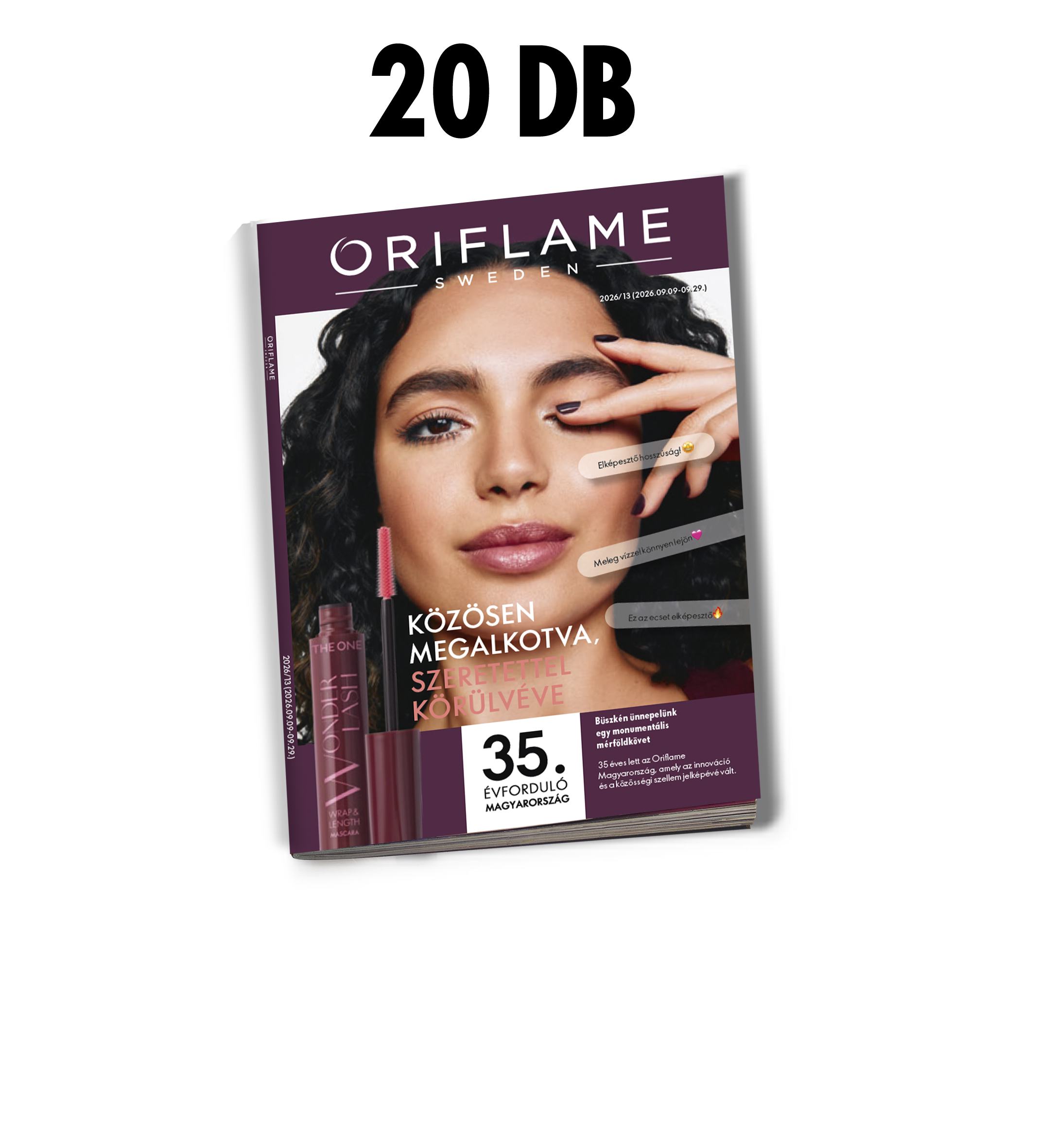 egy magazin, amelyen egy nő arca látható