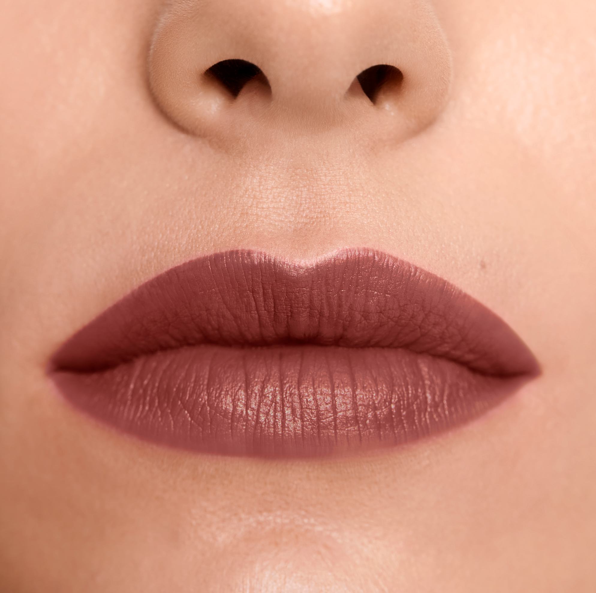 moterų lūpų ir nosies artimas planas