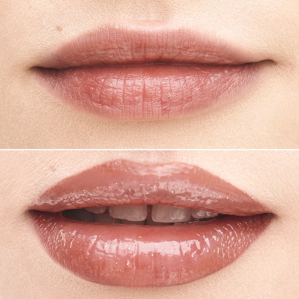 Sievietes lūpu tuvinājums