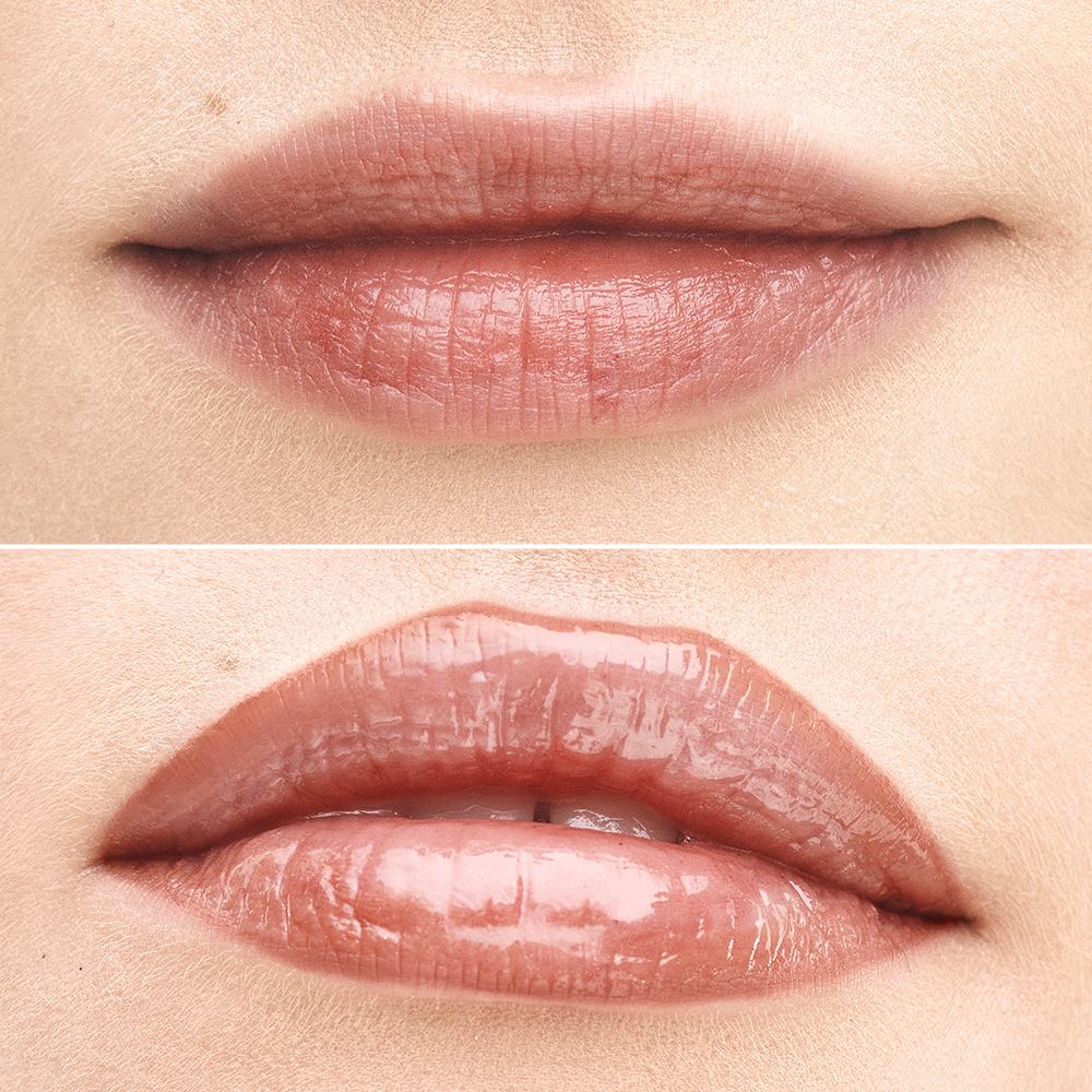 Primer plano de los labios de una mujer.