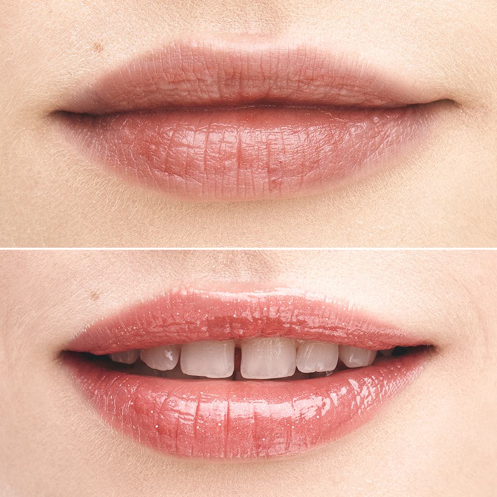 Nahaufnahme der Lippen einer Frau