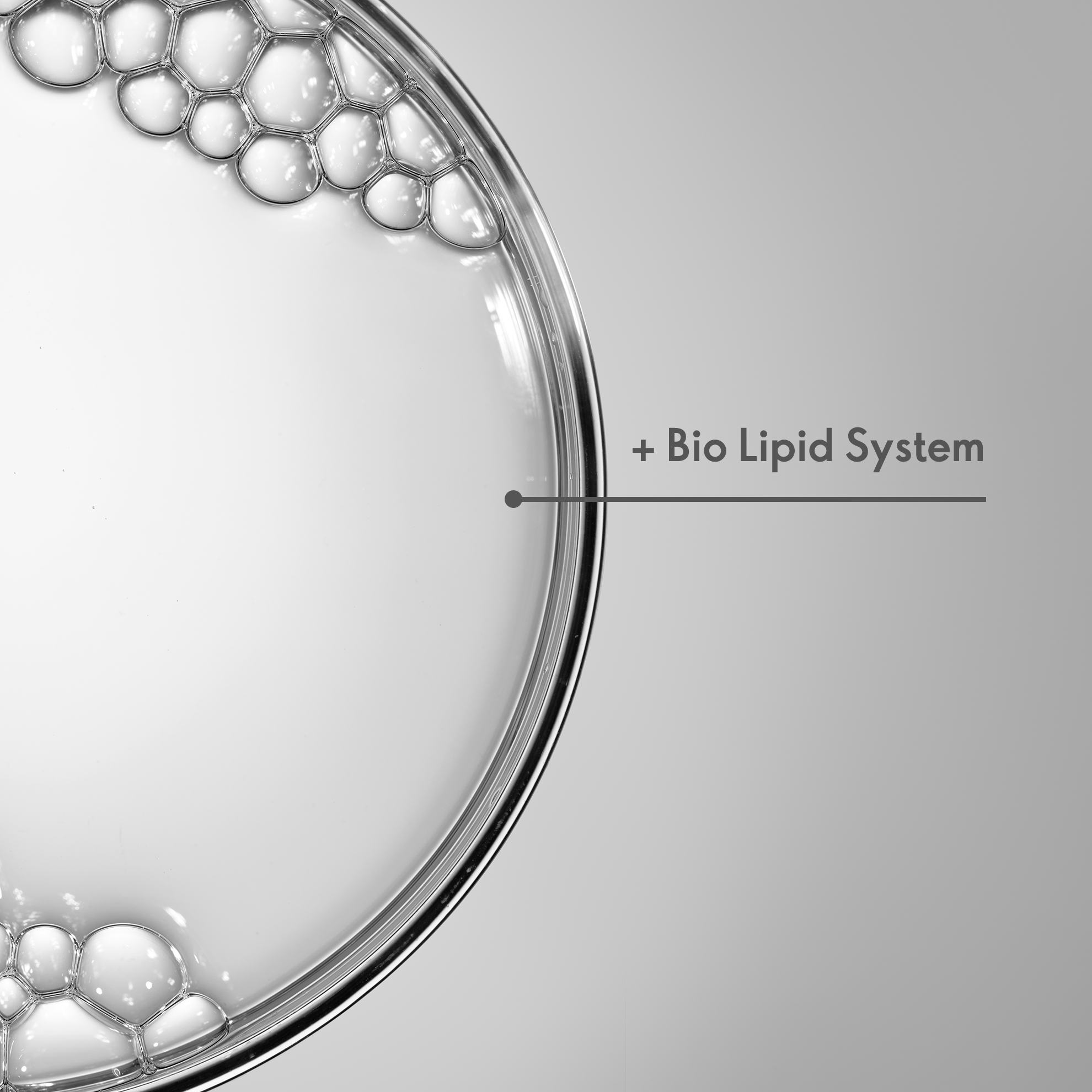 a close-up of bubbles in a glass