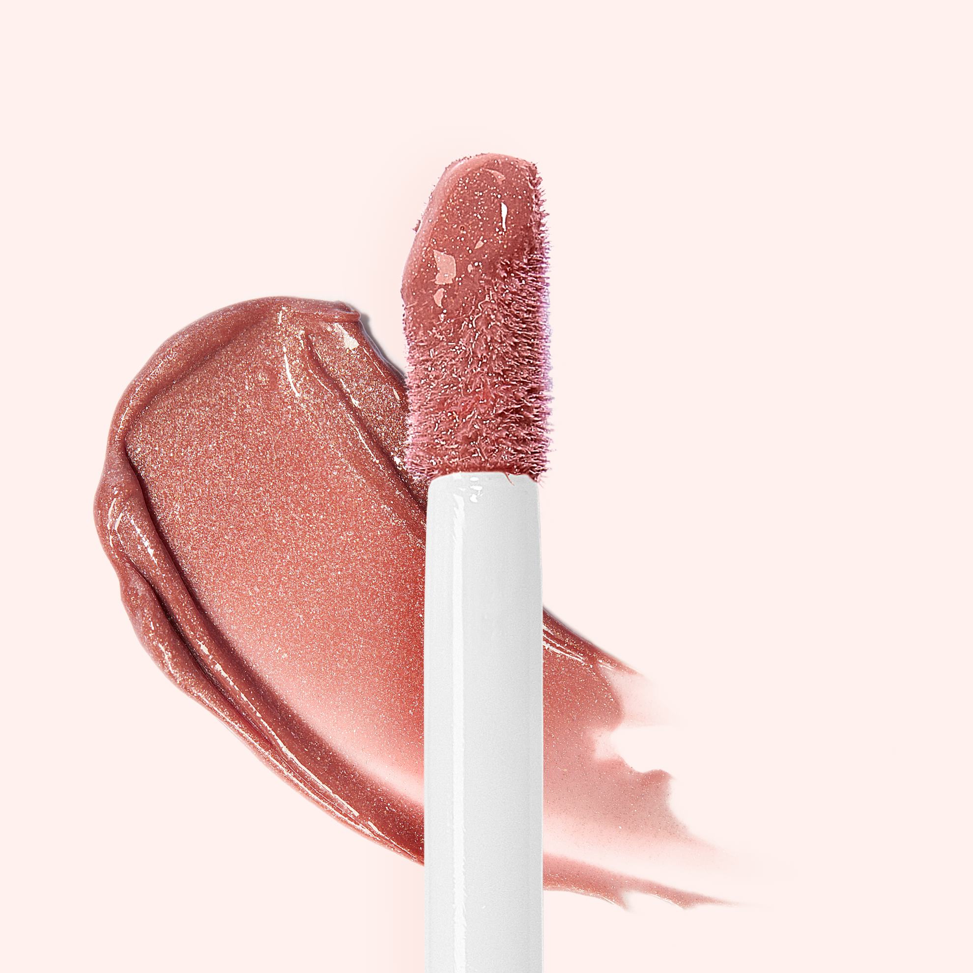 близък план на гланц за устни