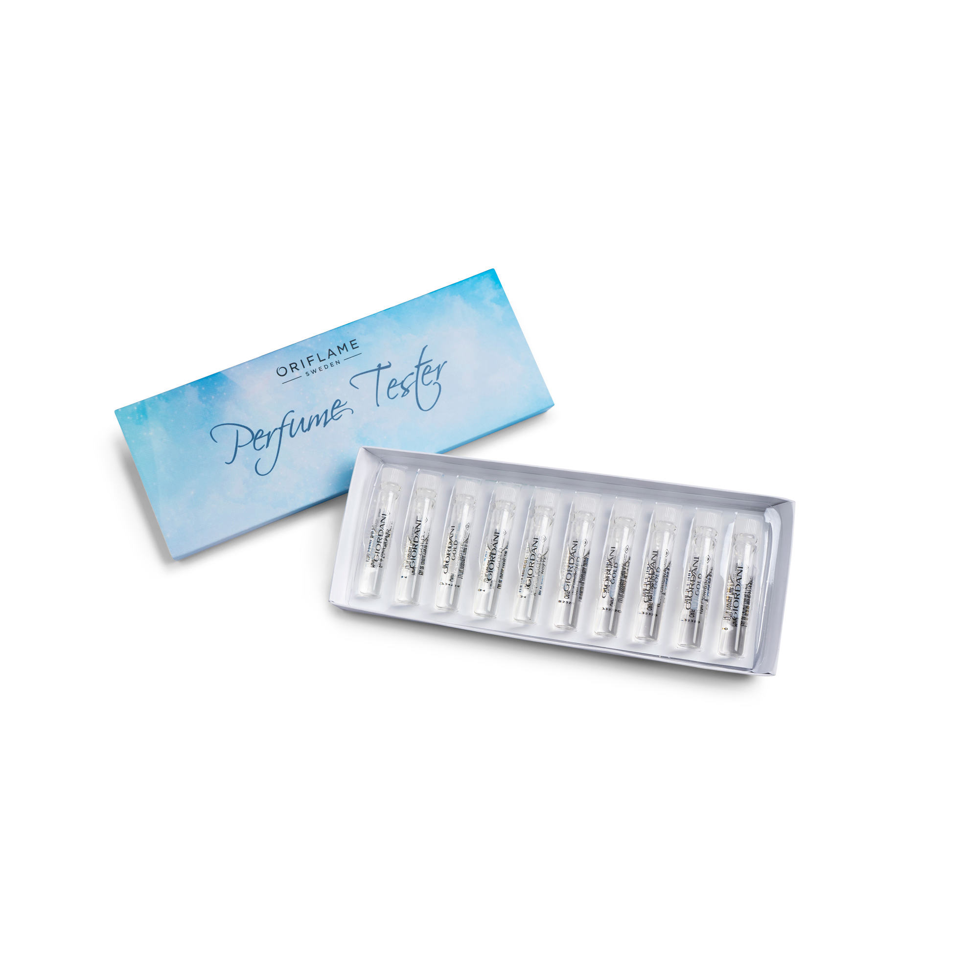 Sebuah paket tester parfum