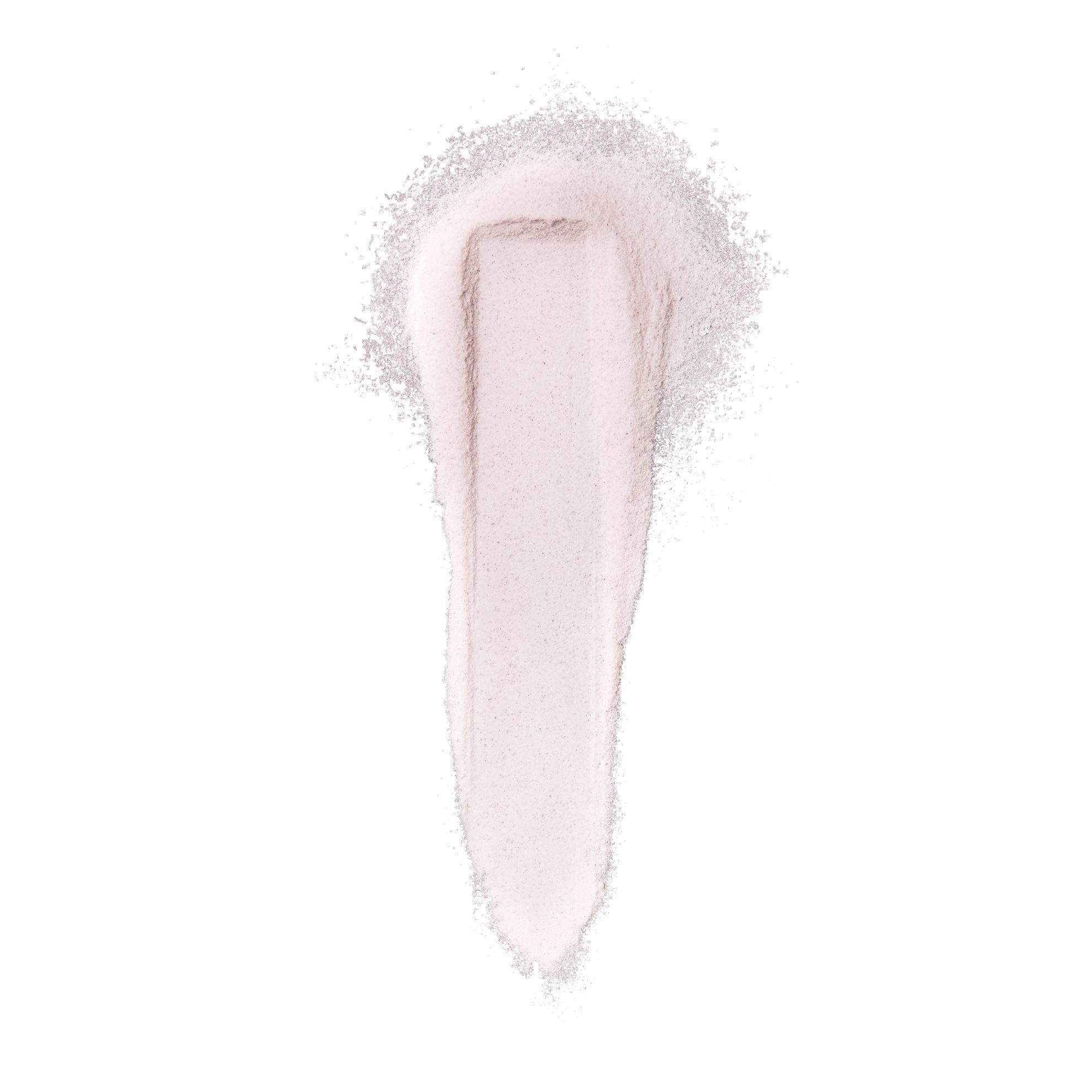 valge pulber, mis on pritsitud valgele taustale