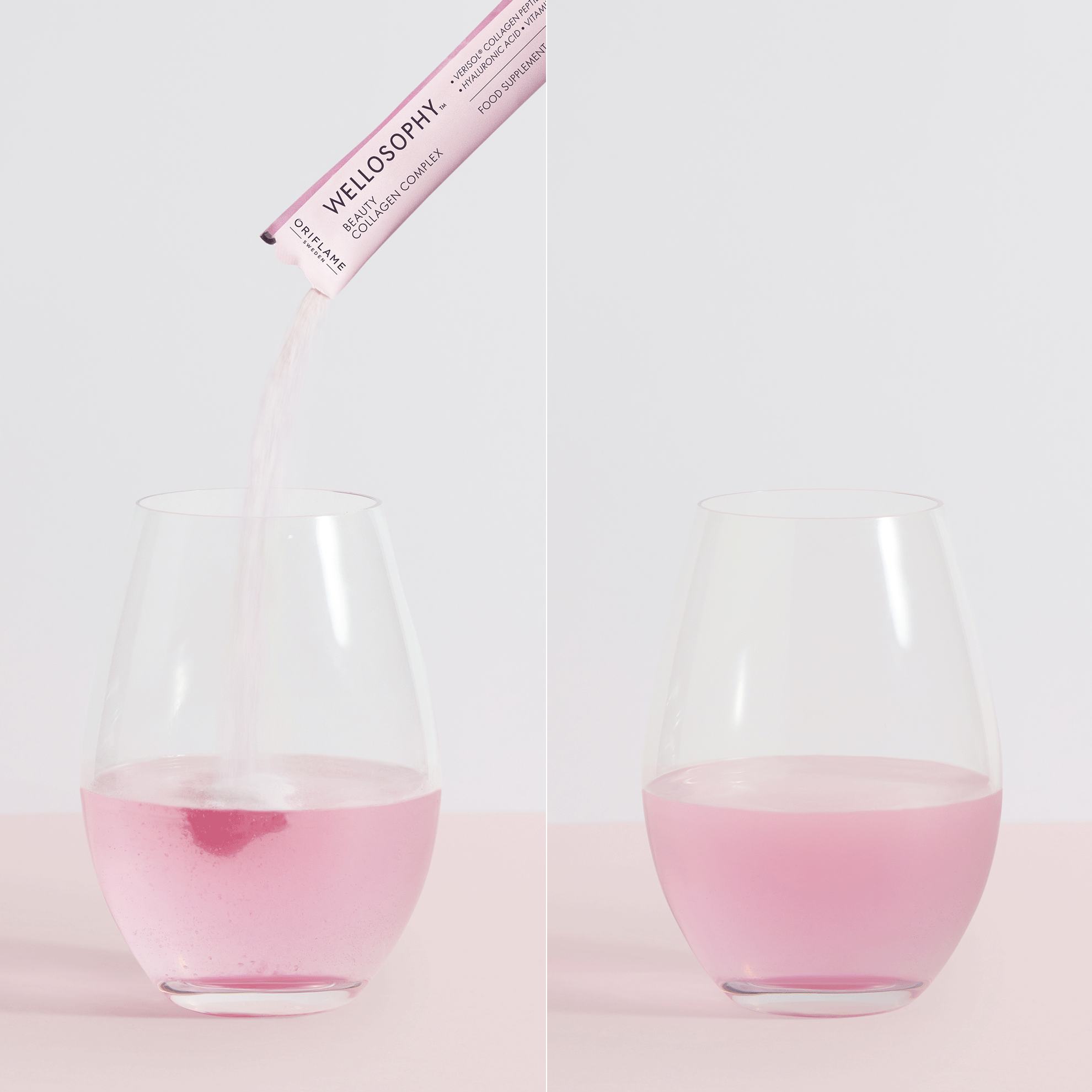 į stiklinę pilamas skystis