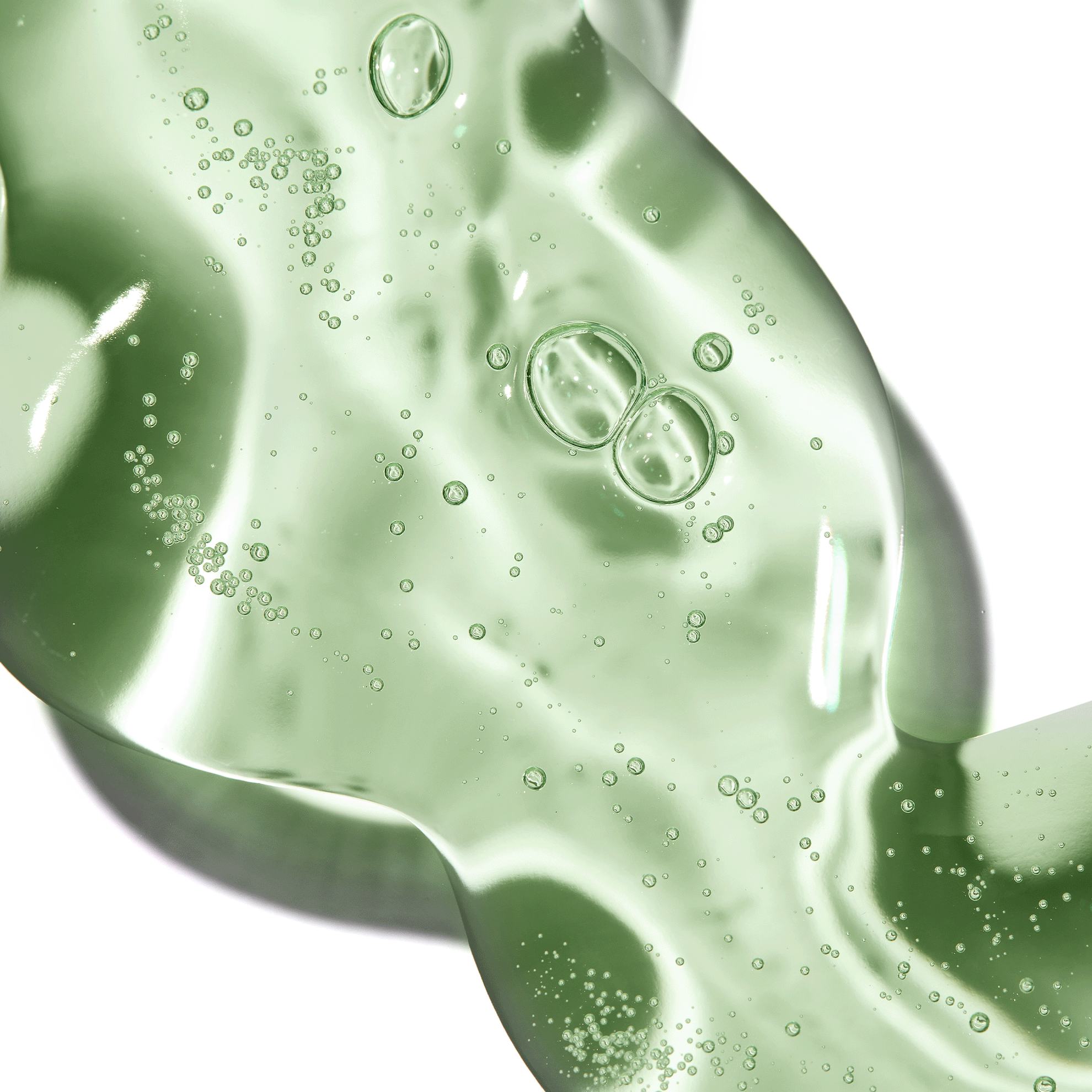 roheline vedelik mullidega