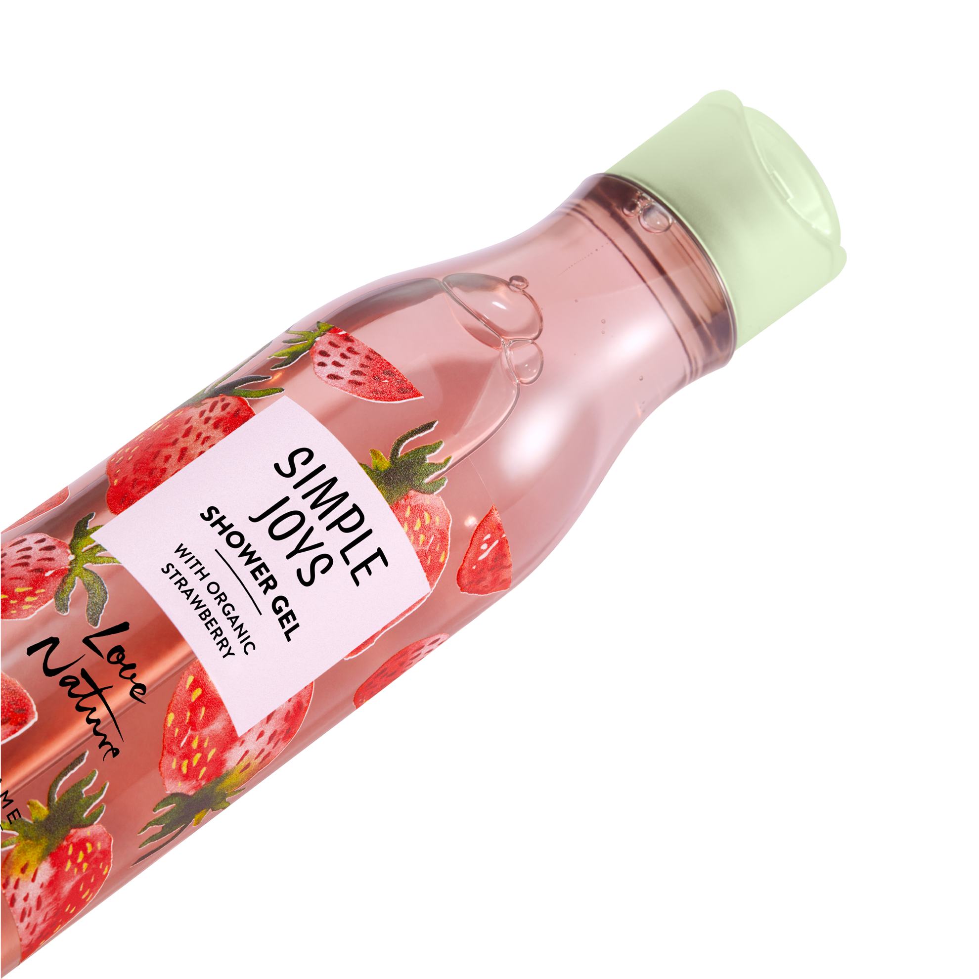 un flacon de gel douche