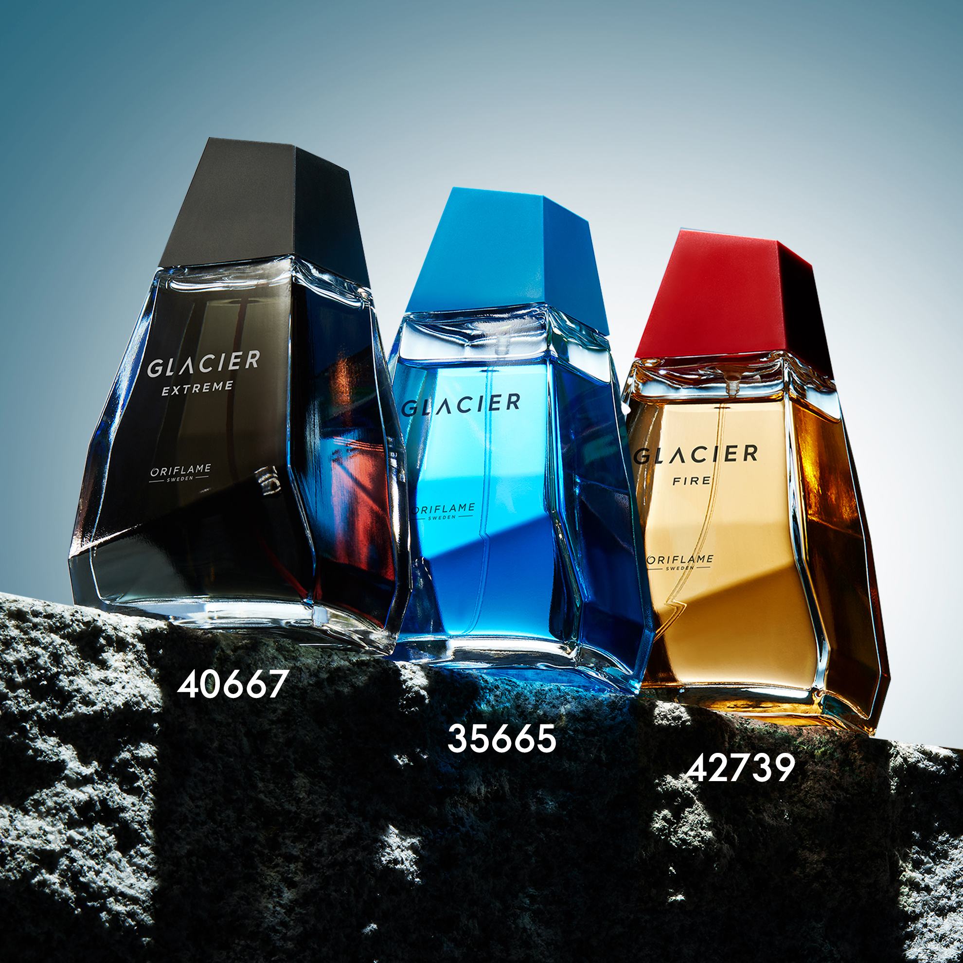 a group of bottles of perfume