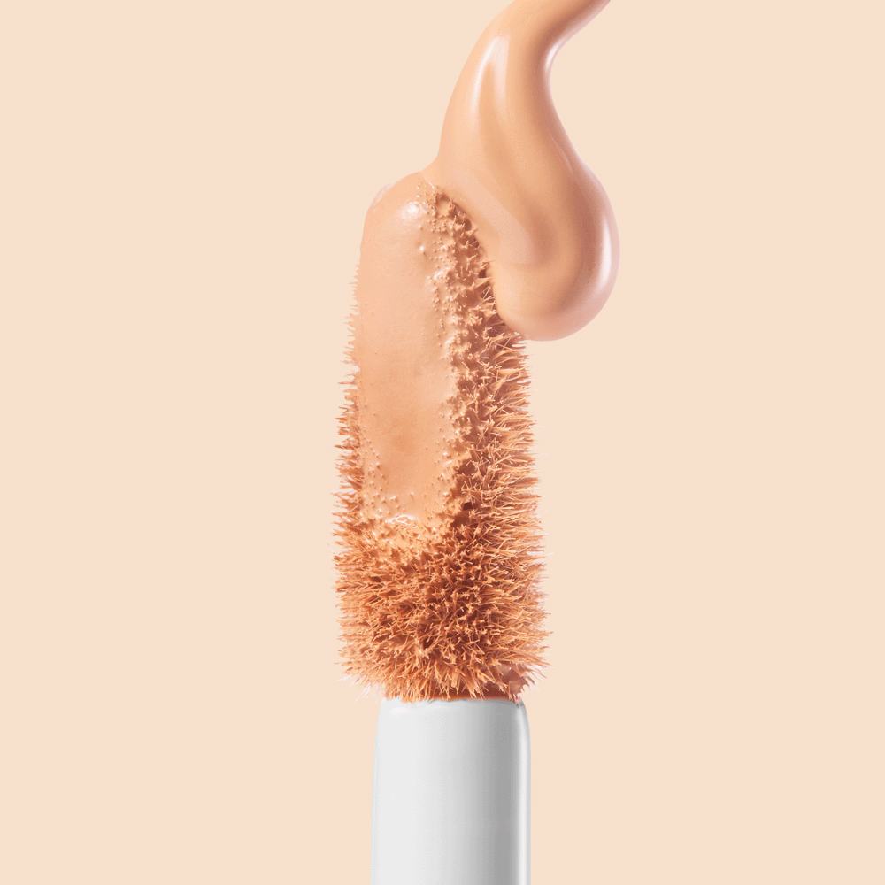 Nahaufnahme eines Make-up-Pinsels