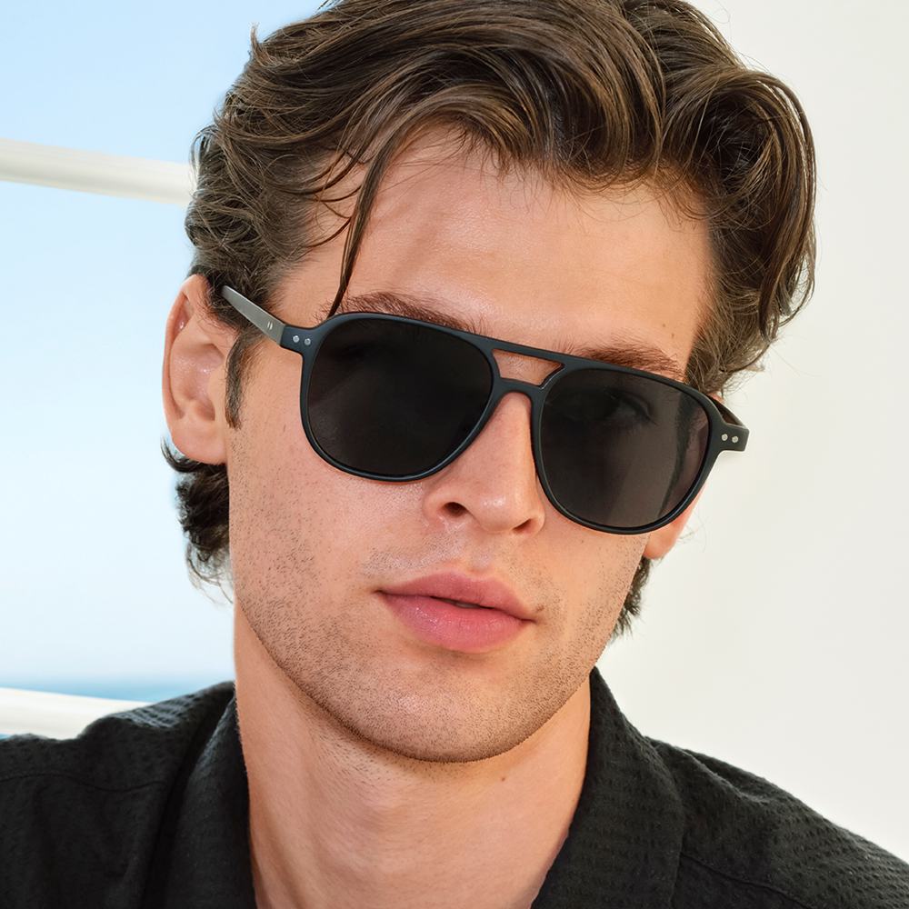 a man wearing sunglasses