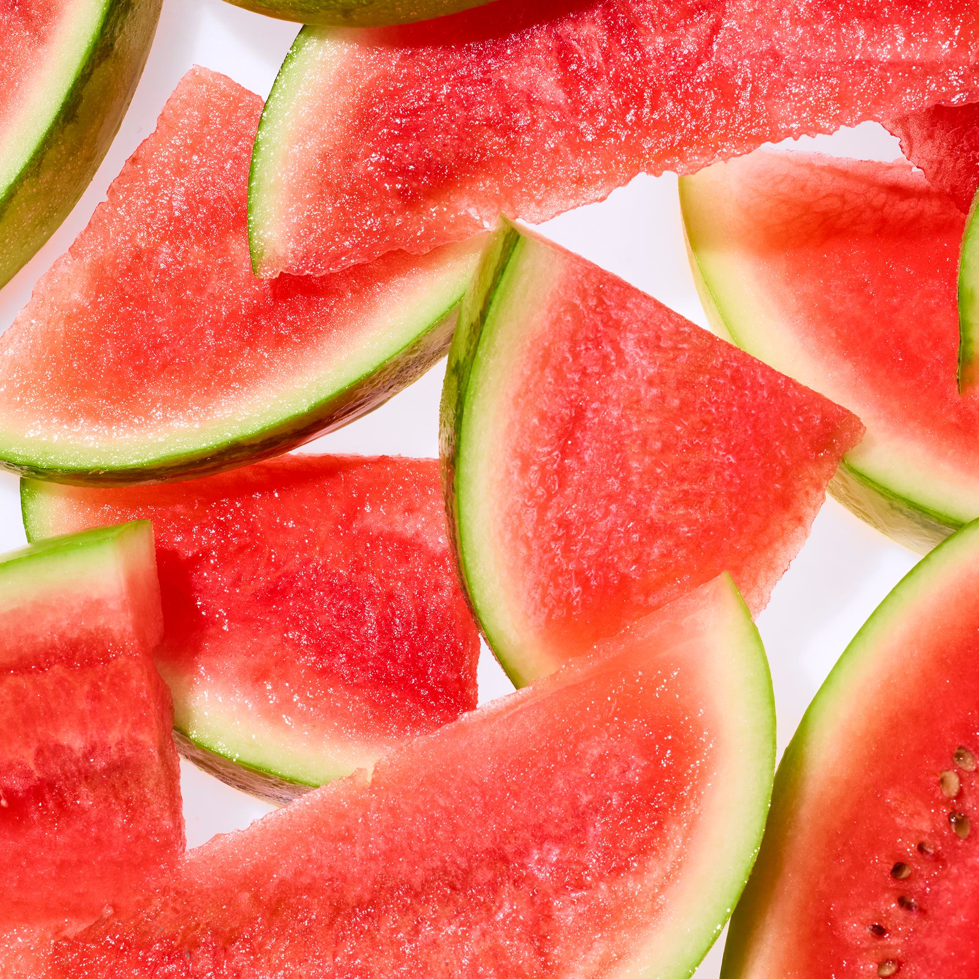 krūva arbūzo gabaliukų