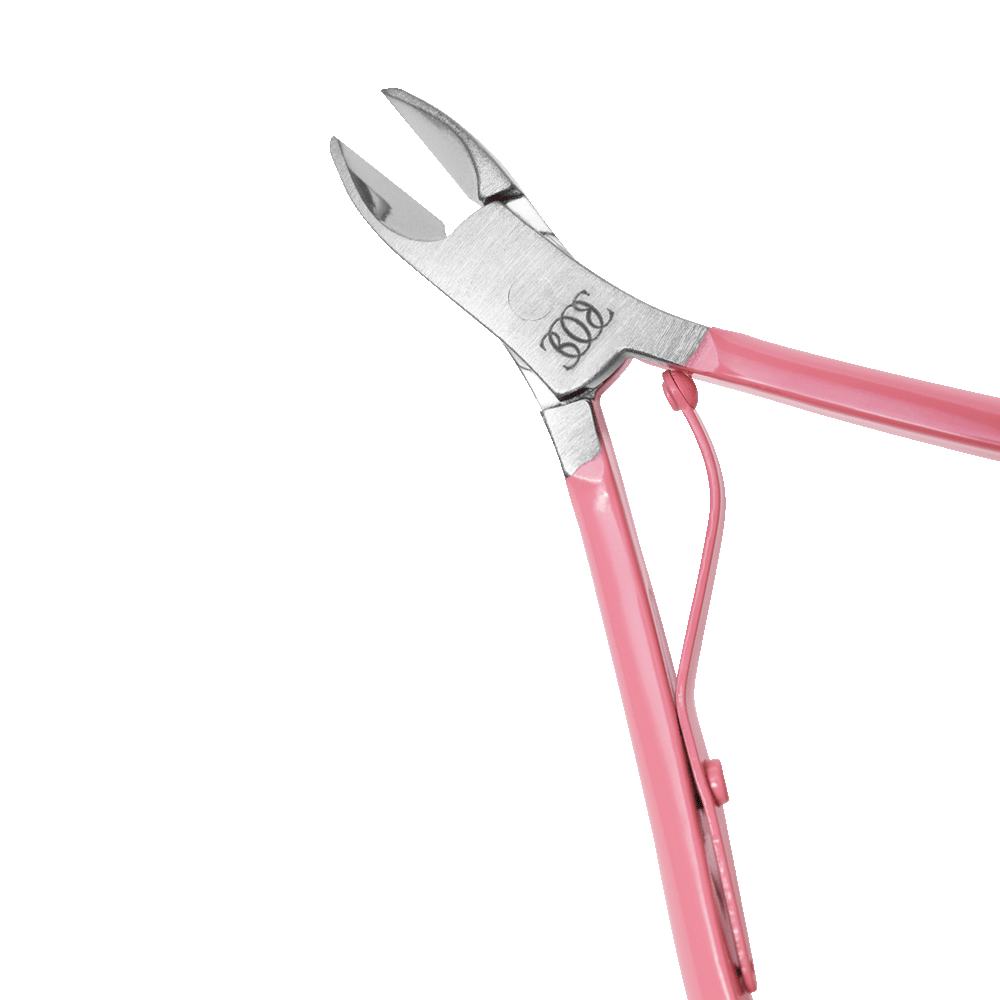 een close-up van een roze tool