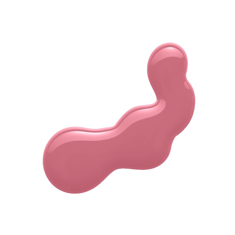 μια ροζ σταγόνα βερνικιού νυχιών