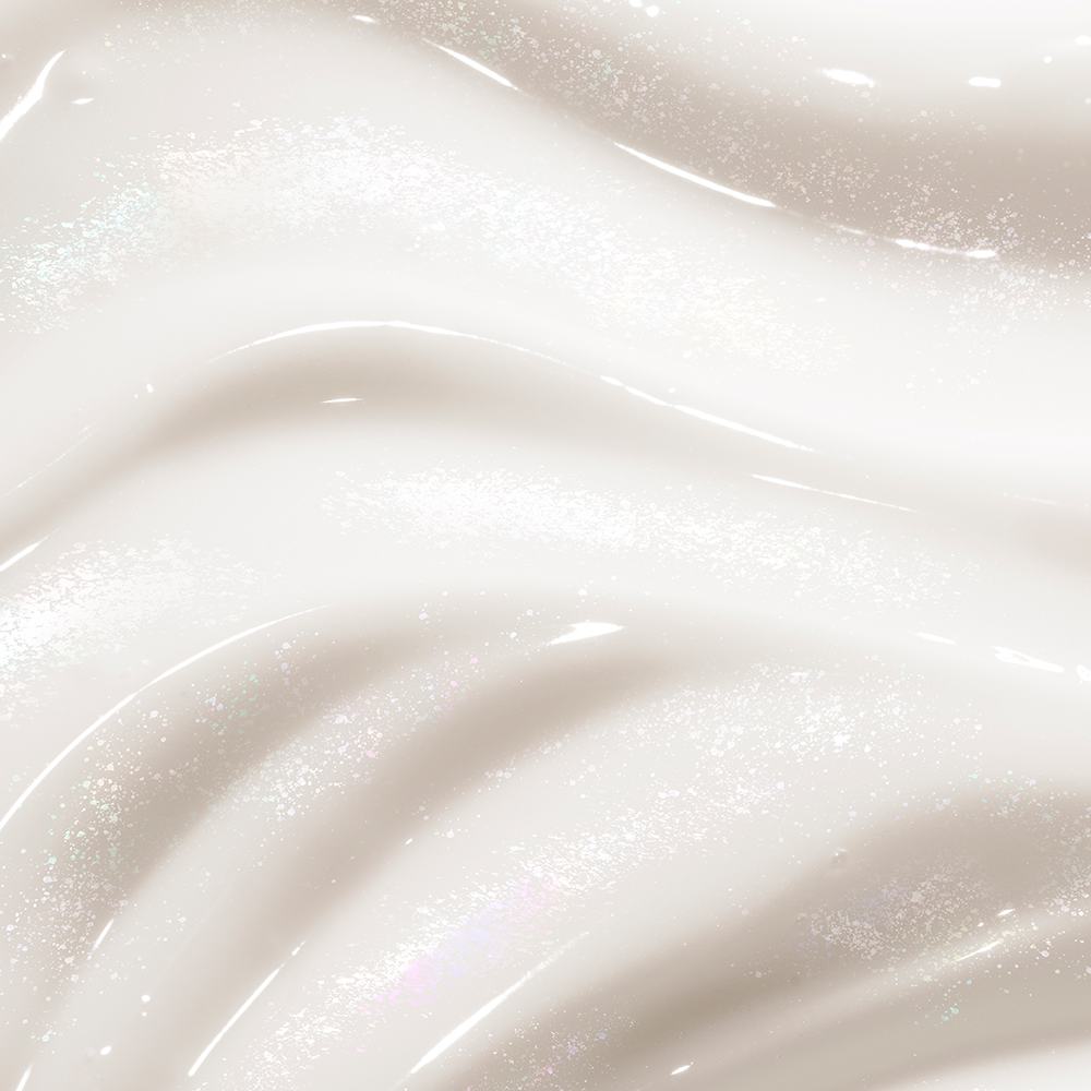 een close-up van een witte vloeistof