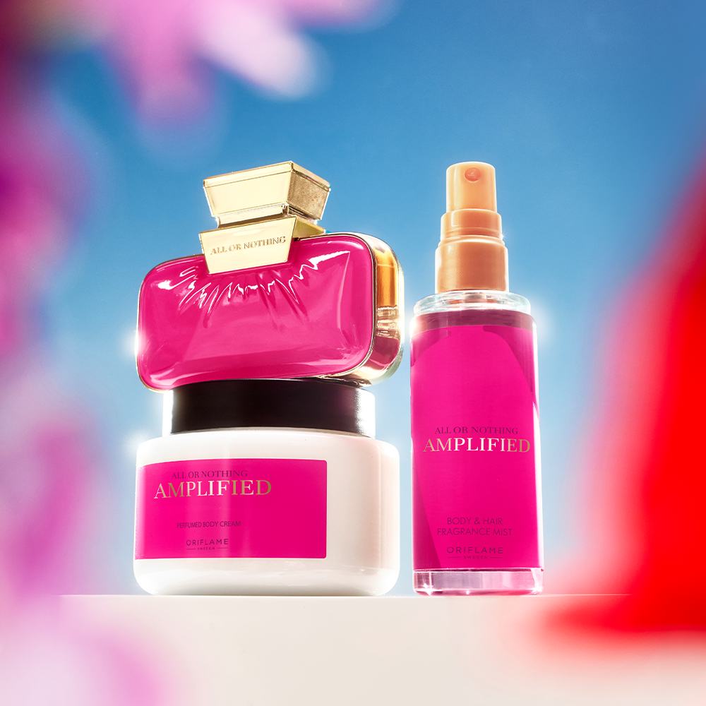 eine Gruppe von Parfümflakons