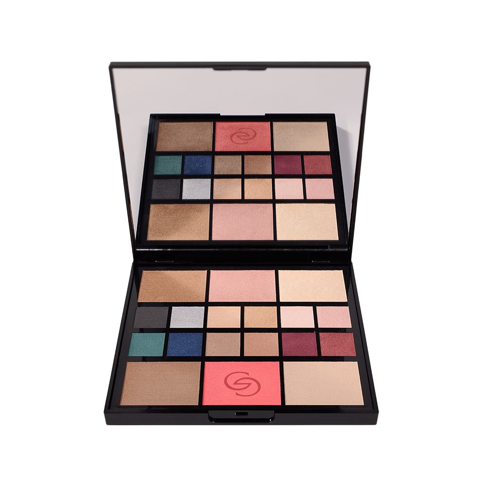 κοντινό πλάνο ενός σετ μακιγιάζ