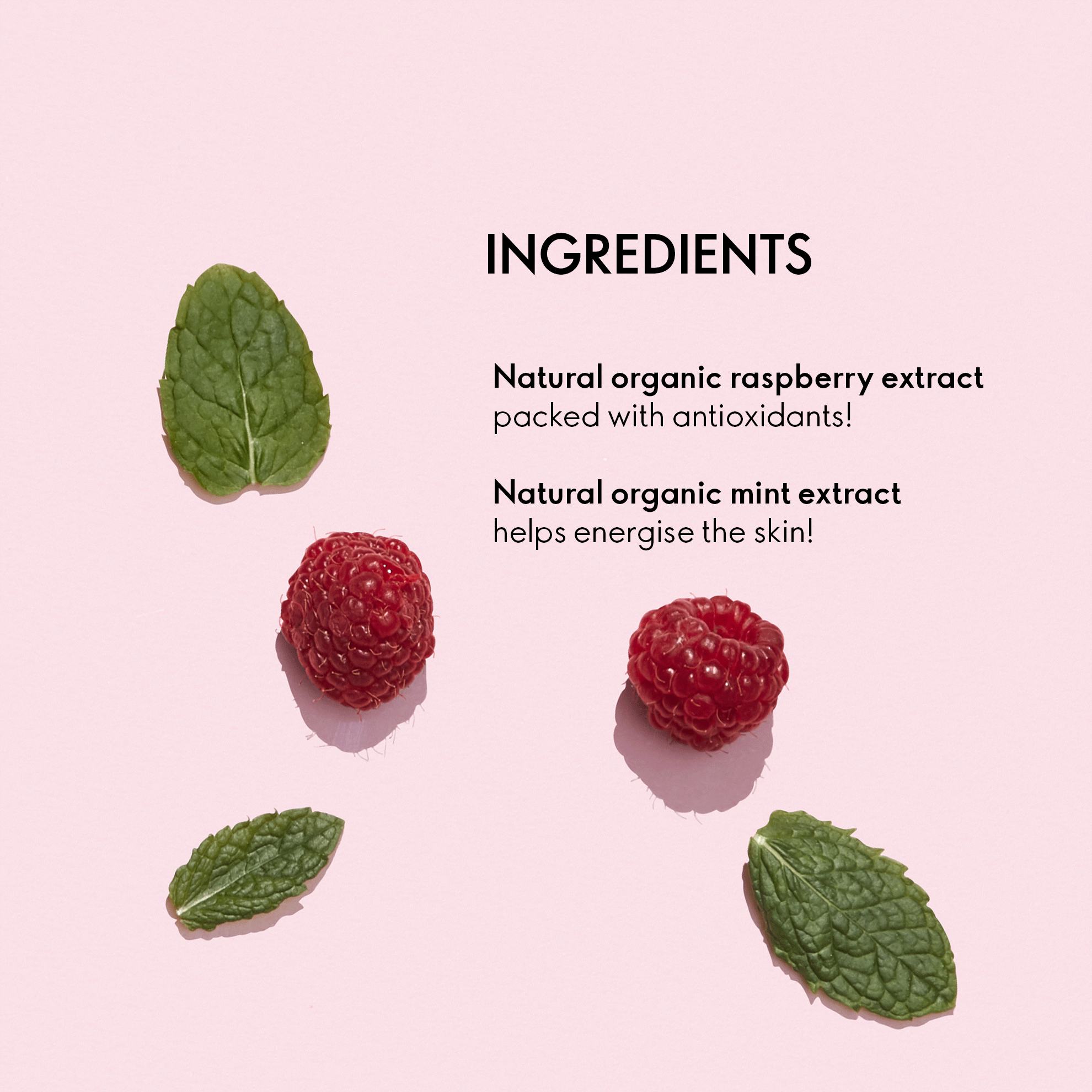 a group of raspberries and leaves