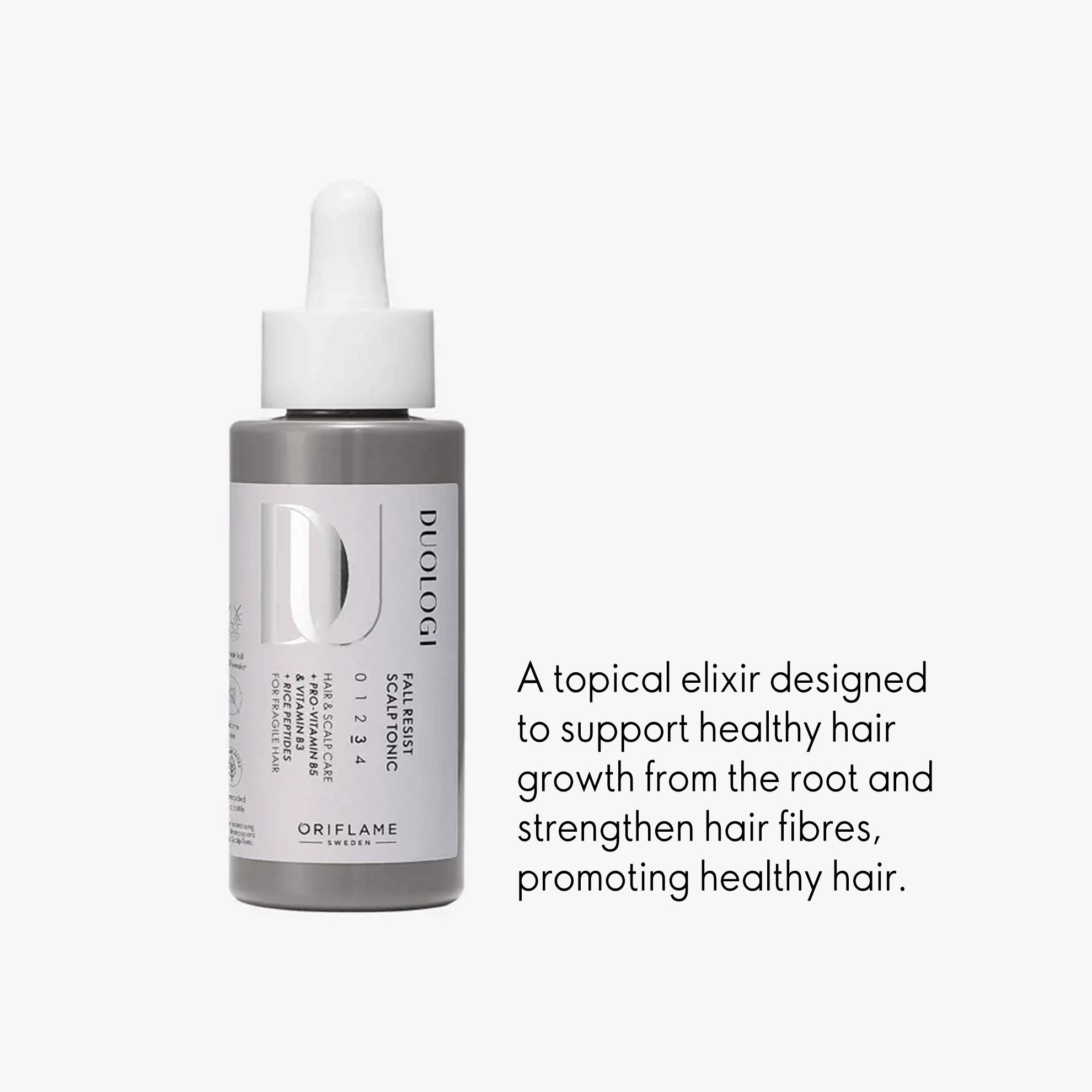 a bottle of hair oil