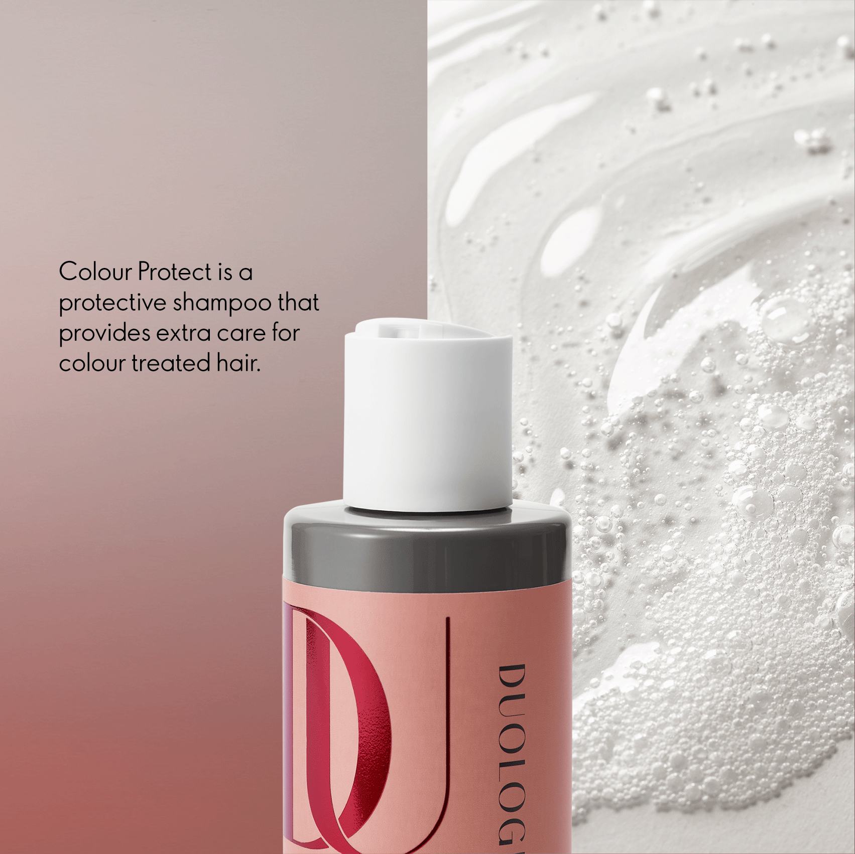 a bottle of shampoo with a white cap