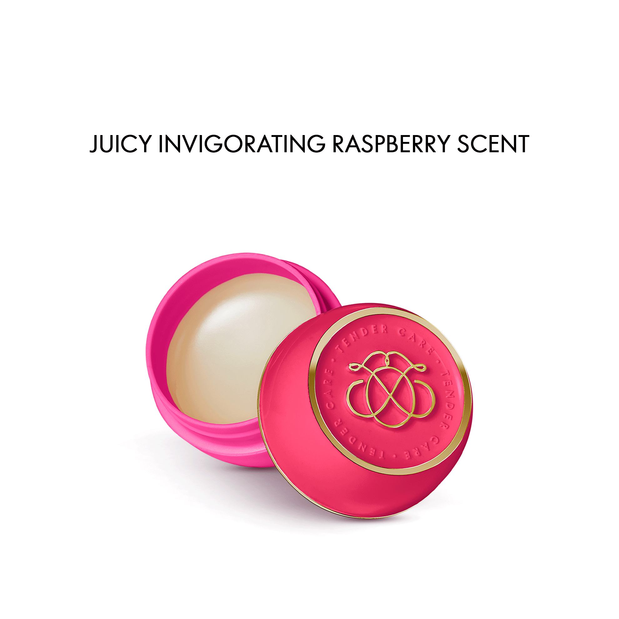 a pink container with a round lid