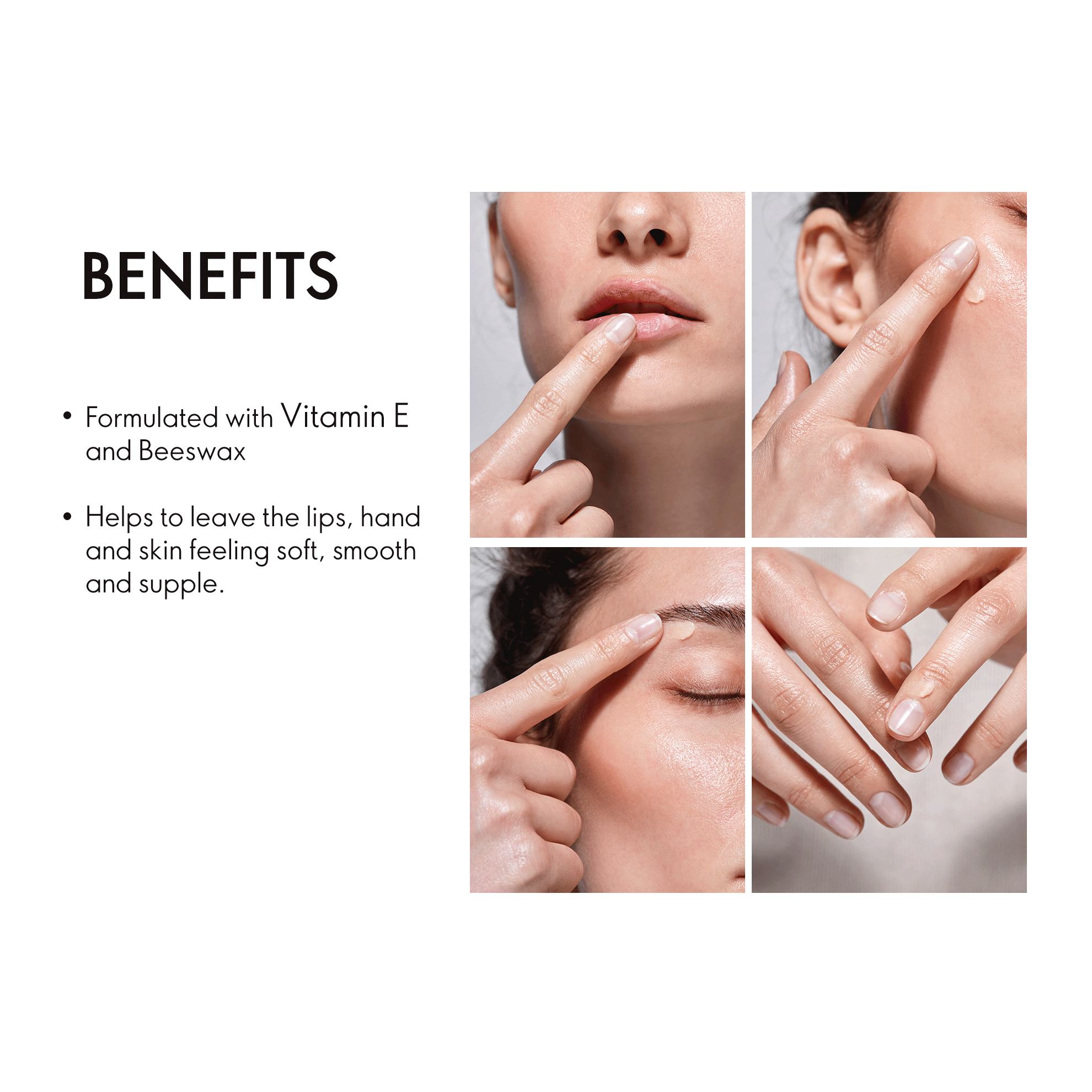 एक औरत के चेहरे का कोलाज