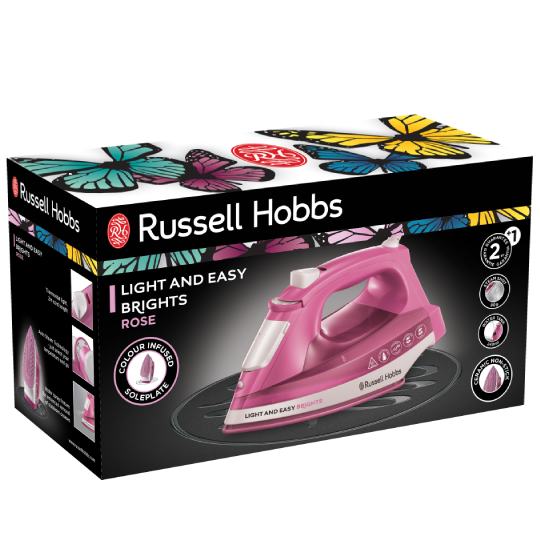 pudełko z różowym żelazkiem