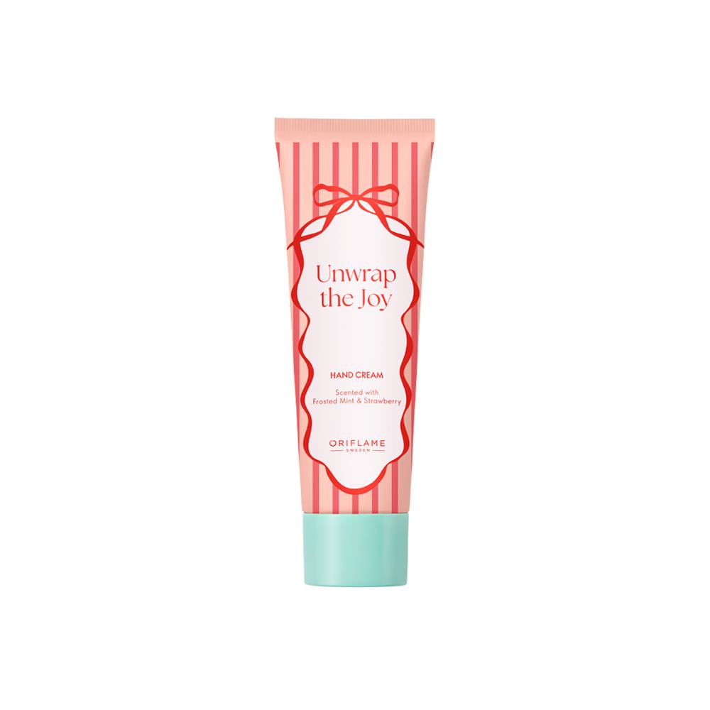 un tubo rosa y blanco con una etiqueta roja y blanca