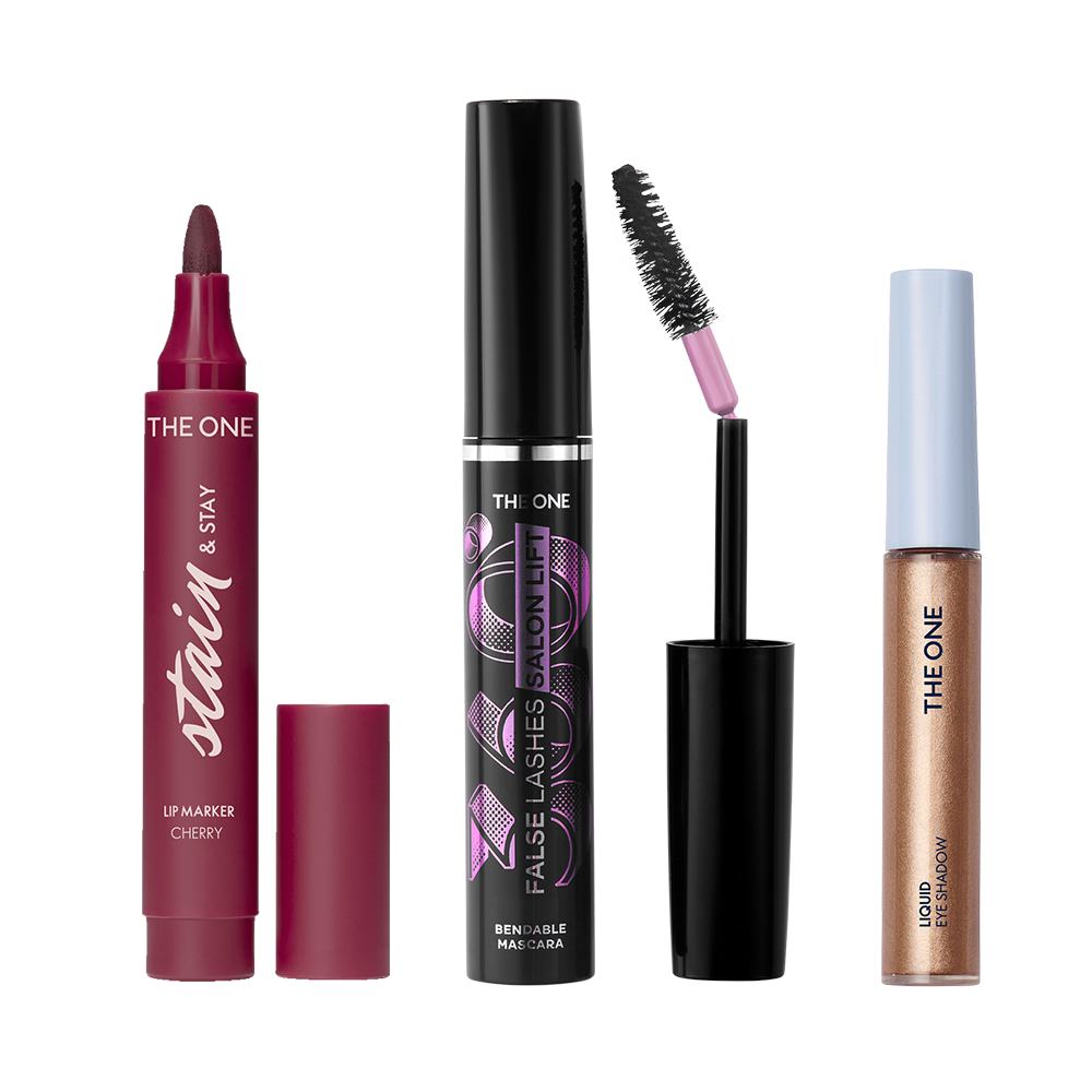 un ensemble de produits de maquillage