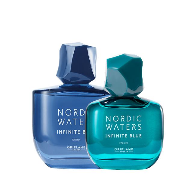 dos frascos de perfume