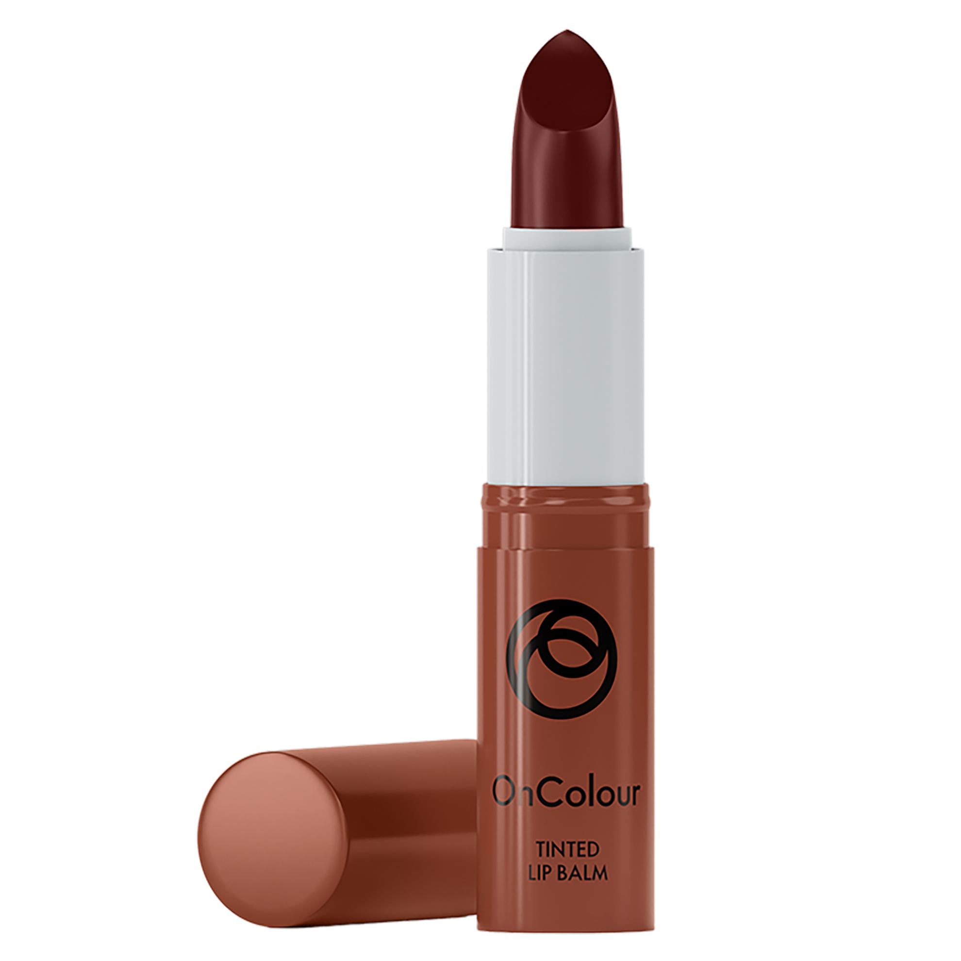 lipstik cokelat dengan tutup putih