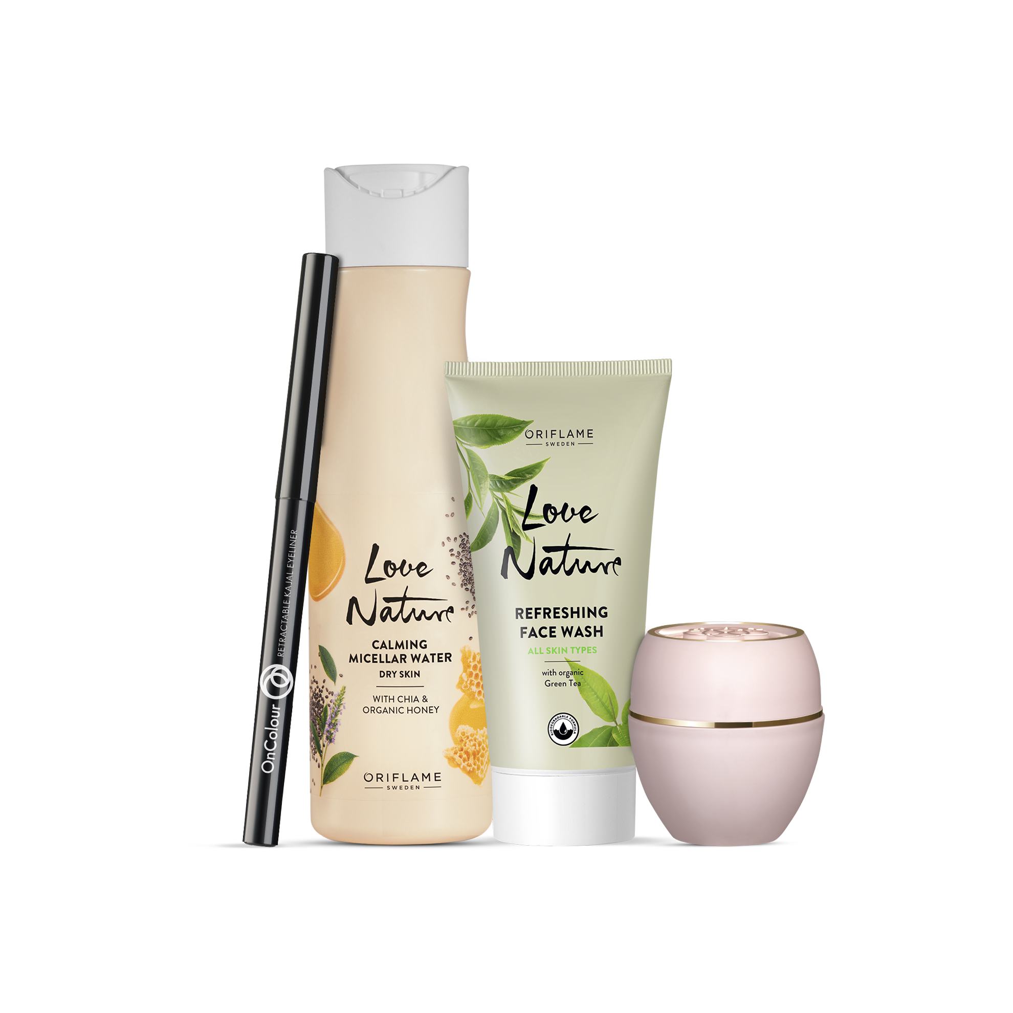 a group of products with a black tube and a tube