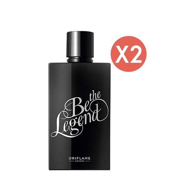 un frasco negro con texto blanco