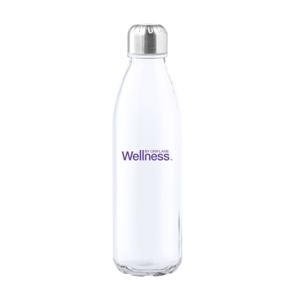 Wellness sklenená fľaša