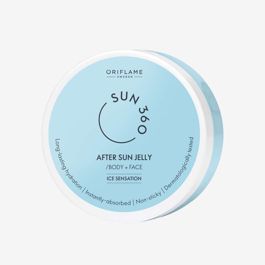 რუჯის შემდეგ წასასმელი ჟელე სახის და ტანისთვის Oriflame Sun 360 (ორიფლეიმ სან სრი ჰანდრიდ სიქსთი)
