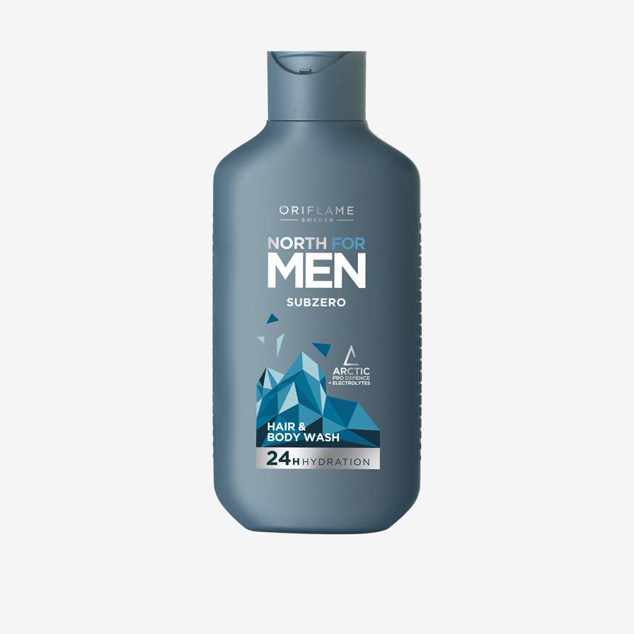 North For Men Subzero saç və bədən üçün şampun