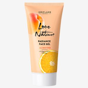Love Nature Radiance gel za lice s organskom marelicom i narandžom